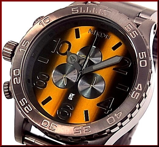 NIXON/ニクソン】THE 51-30 CHRONO メンズ腕時計 ダイバーズ タイガーアイ A083-1073【2012年新作】（送料無料）