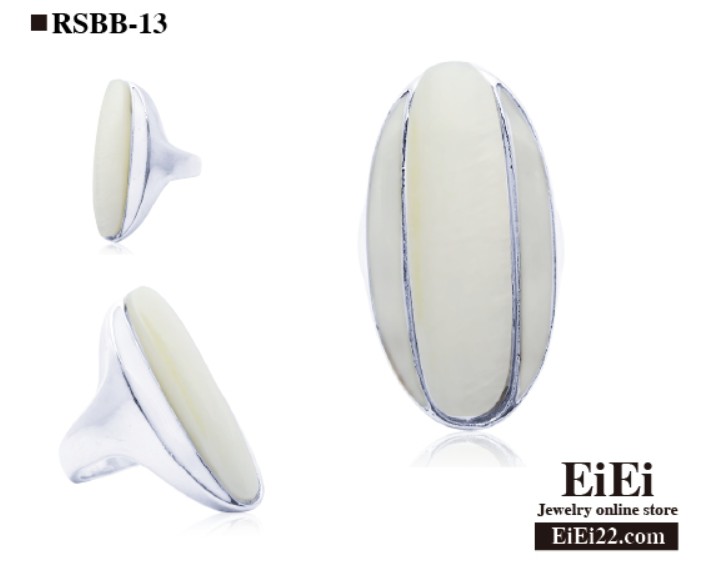 ホワイトシェルリング、デザインリング、ファッションリング RSBB-01 ■ 【商品情報】 ■ ■【品 名】： ホワイトシェルリング ファッション指輪 リング デザインリング ■【品 番】： RSBB