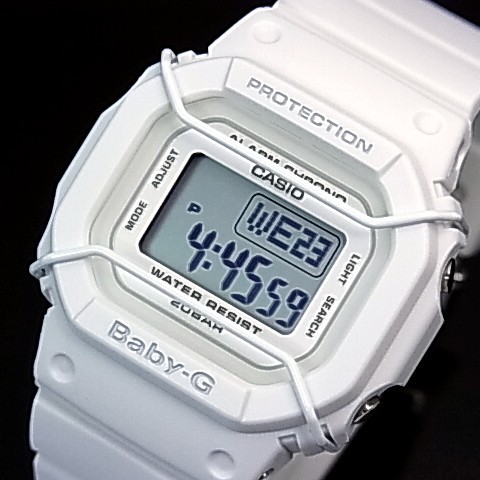 カシオ/Baby-G【CASIO】ベビーG クラシカルデザインNewベーシックモデル レディース腕時計 ホワイト(海外モデル)BGD-501-7